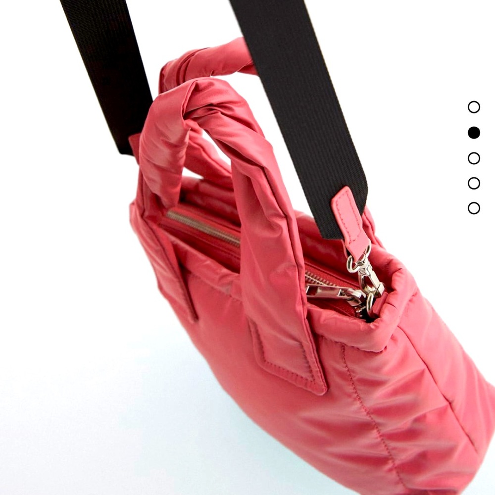 ZARA MINI QUILTED TOTE BAG